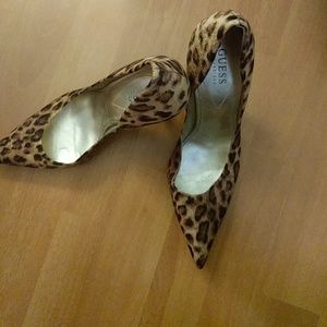 Guess Leopard Print heels